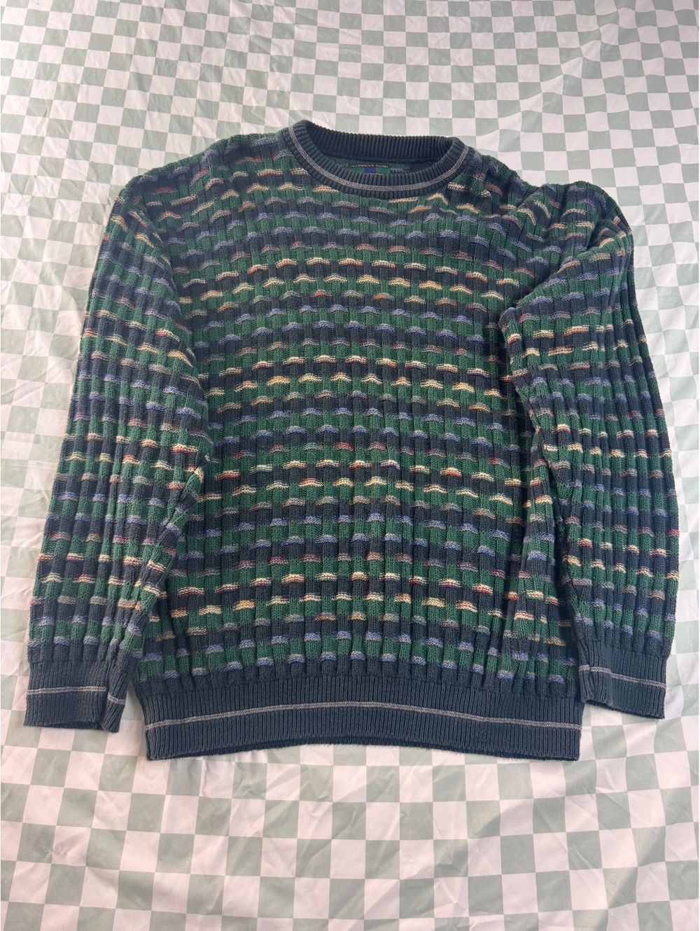 Alexander Julian Colours Men's Cotton Knit Sweater XL